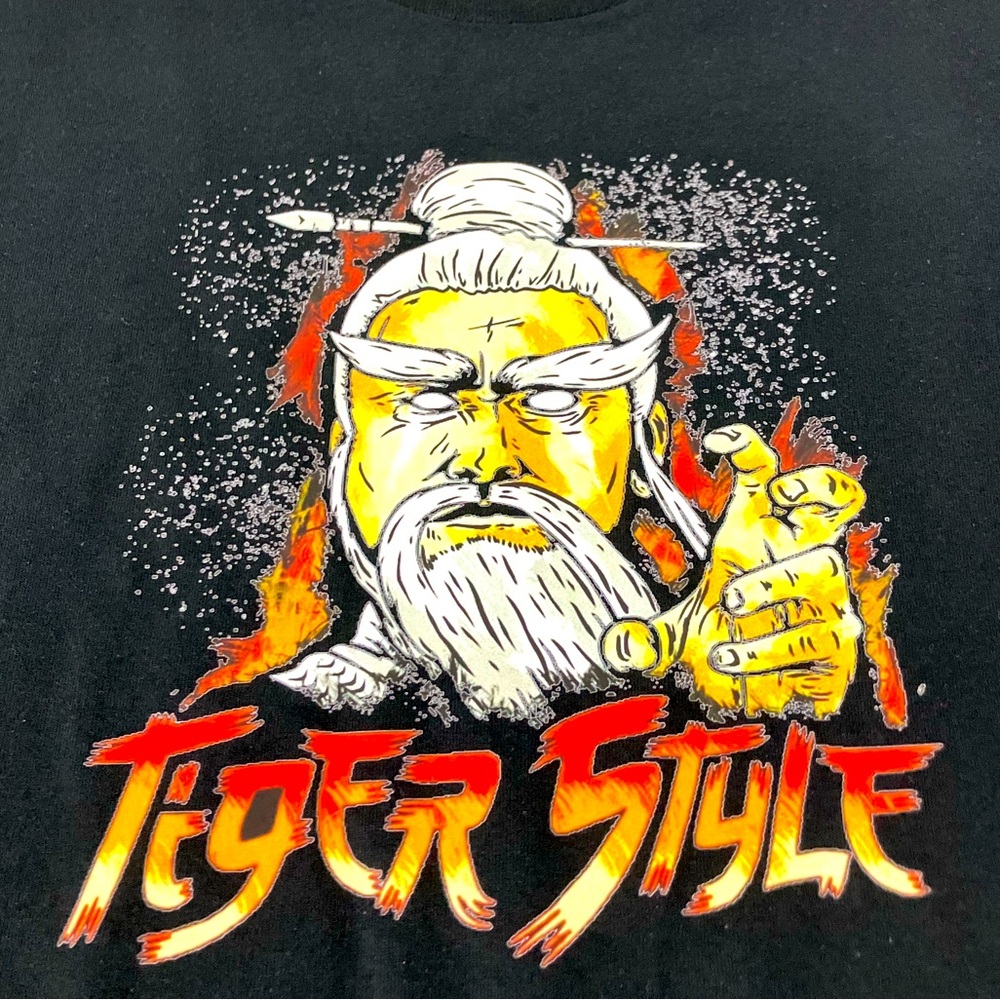 Pai Mei White Lotus Kung Fu Tiger Style Kill Bill Men’s Black Tee